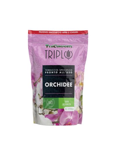 Terriccio BIO per Orchidee in formato pocket da 1,5 Lt - TerComposti