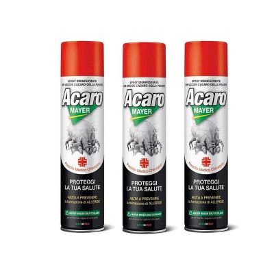 Spray Disinfettante Antiacaro ACAROMAYER 400mlx3