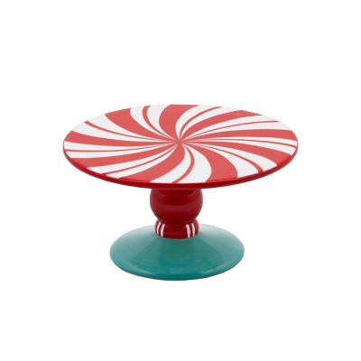 Alzatina in ceramica per dolci Candy d21xh11 cm