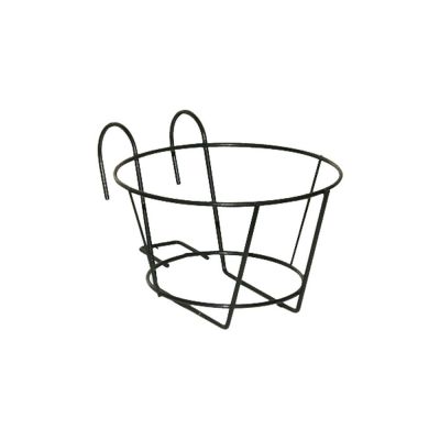 Balconiera rotonda in ferro d. 22 cm