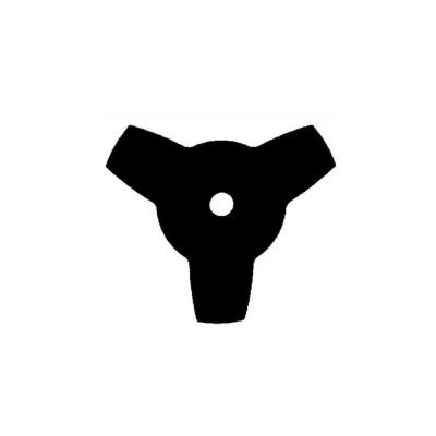 Disco in acciaio per Decespugliatori 3 denti Diam. 255mm - Samurai