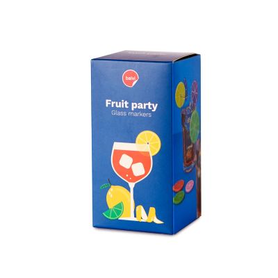 Segna Bicchieri Fruit Party Set di 8 unità - Balvi