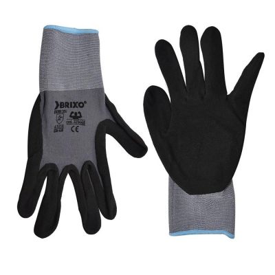 Guanti Rocky in Nylon-Spandex/Nitrile Sabbiato Tg. XXL - Brixo