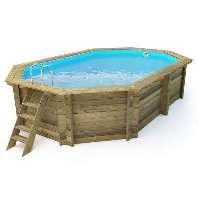 Piscina fuori terra ottagonale cm 486X336