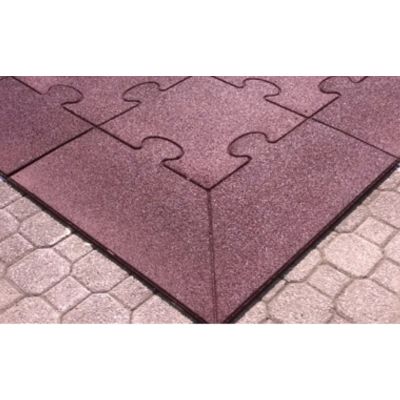 KIT DA 4 ANGOLARI ROSSO PER PAVIMENTO ANTITRAUMA - Losa Esterni da vivere