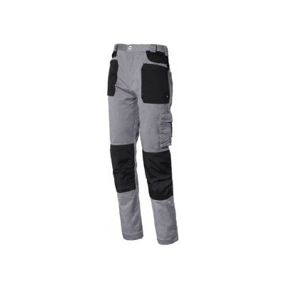 Pantalone invernale da lavoro in tessuto STRETCH con una morbida fodera in flanella 8730W ISSA Line