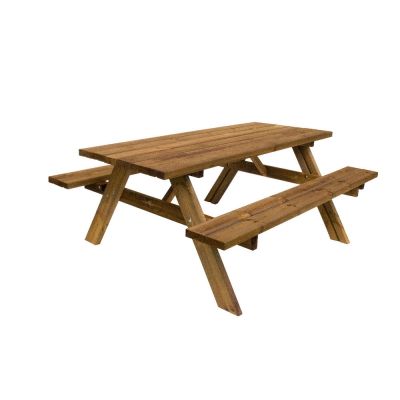 Tavolo con Panche in legno PICNIC OASI