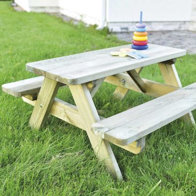 Tavolo e panche PIC NIC Mini per bambini - Losa Esterni da vivere