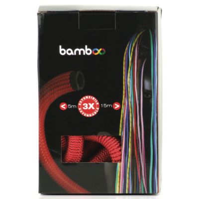 Tubo estensibile per irrigazione comprensivo di pistola 5-15mt Col. Rosso - Bamboo