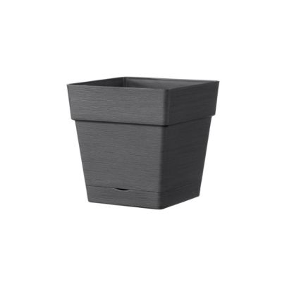 Vaso quadrato in plastica riciclata SAVE - DeRoma